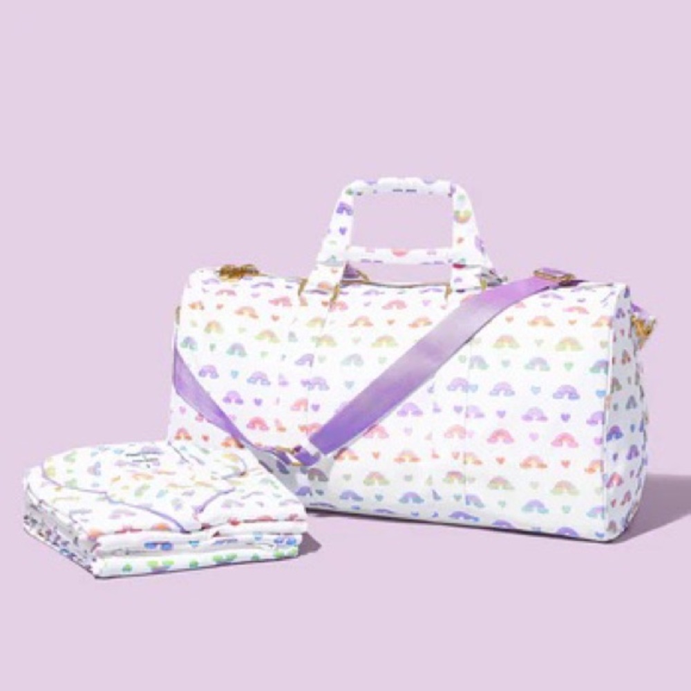 NWOT Stoney Clover Lane x Roller Rabbit Duffle 🌈